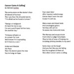 Cancer Came A Calling by Damian Curless