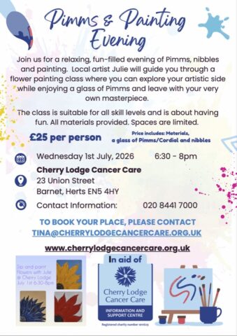 Pimms & Painting Evening