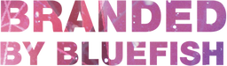 Branded by Bluefish. logo